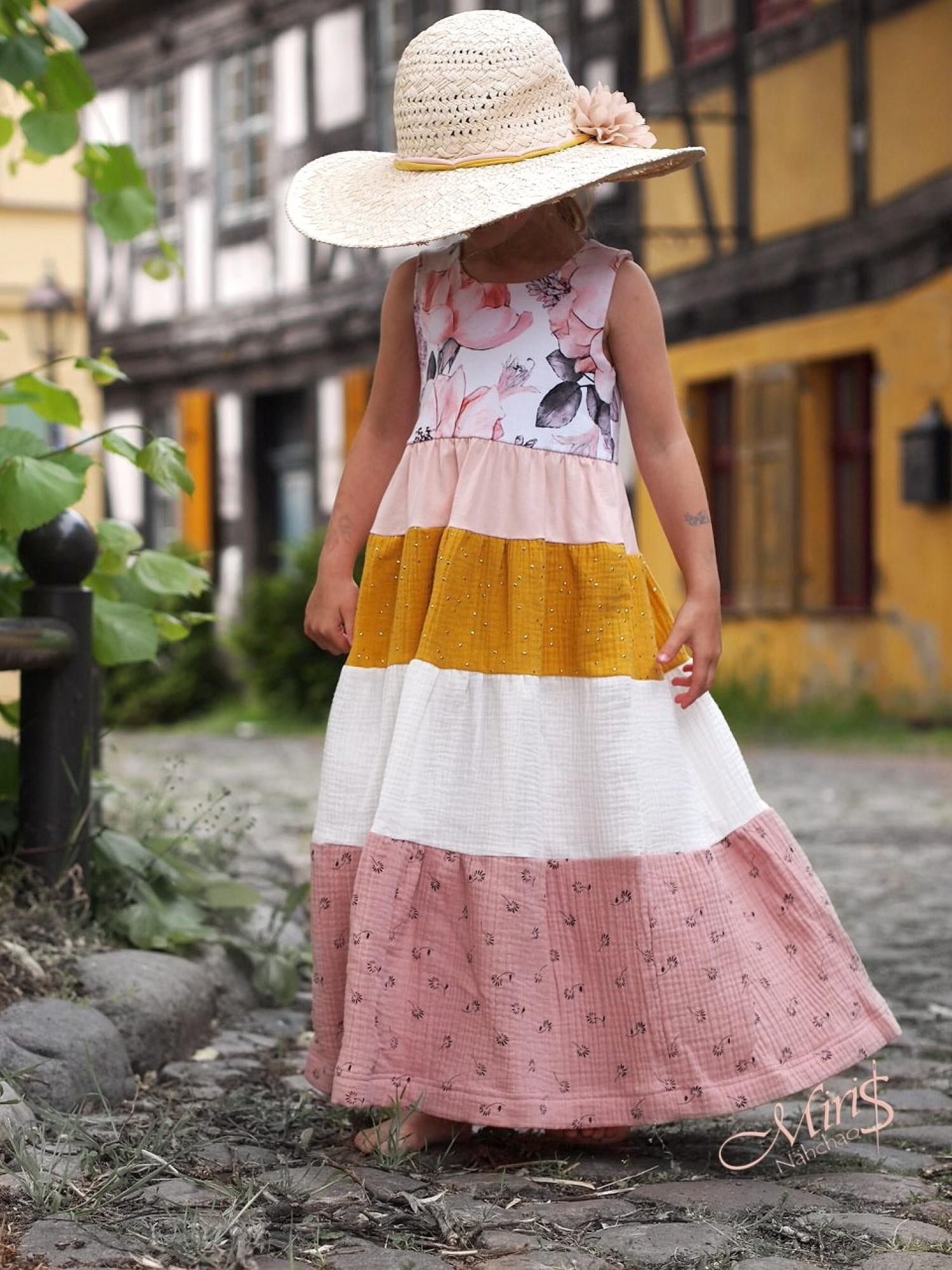 Papierschnittmuster Kleid Fiona Kinder