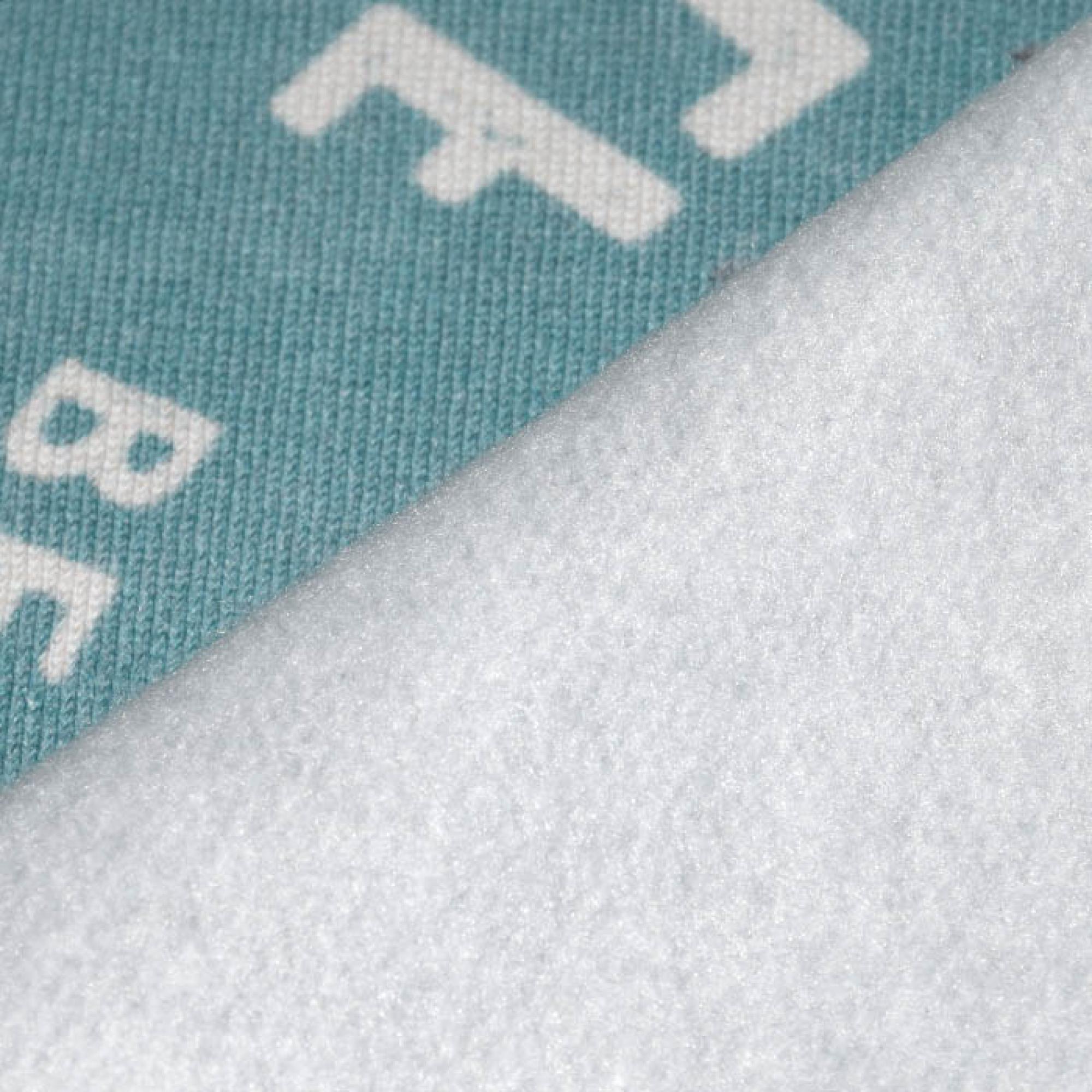 XXL Panel Wolf 150 cm x 200cm türkisblau