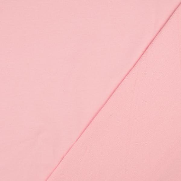 French Terry Uni kräftiges Rosa