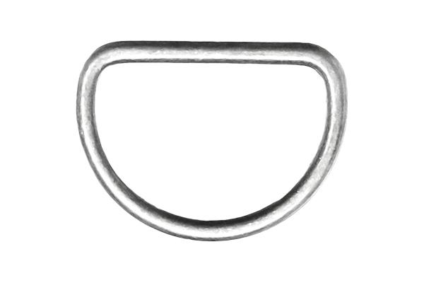 Halbrundringe 25mm silber