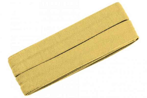 Schrägband Jersey 20mm - senf