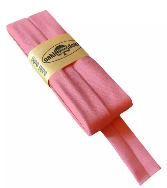 Schrägband Jersey 20mm - rosa