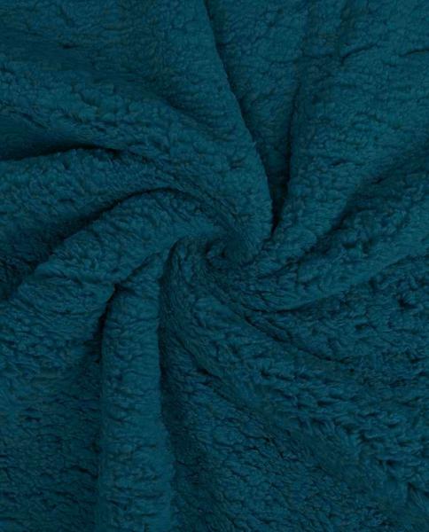 Teddy Fleece Borg dunkelpetrol