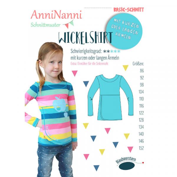Schnittmuster Mädchen Wickelshirt
