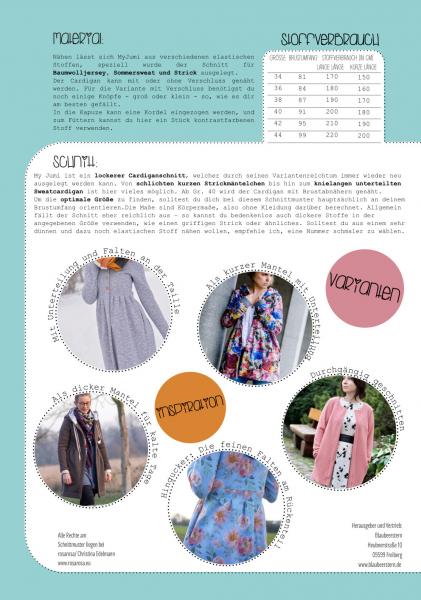 Schnittmuster My Jumi Cardigan