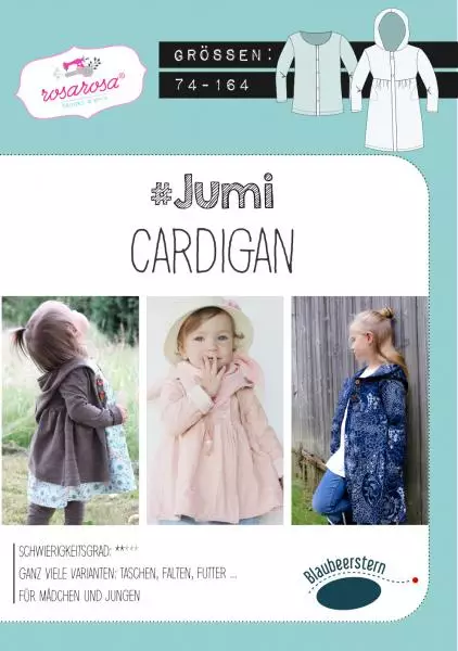Schnittmuster Jumi Cardigan