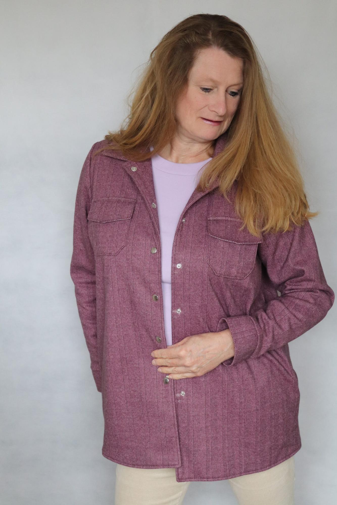 Papierschnittmuster Hemdjacke Flo Damen