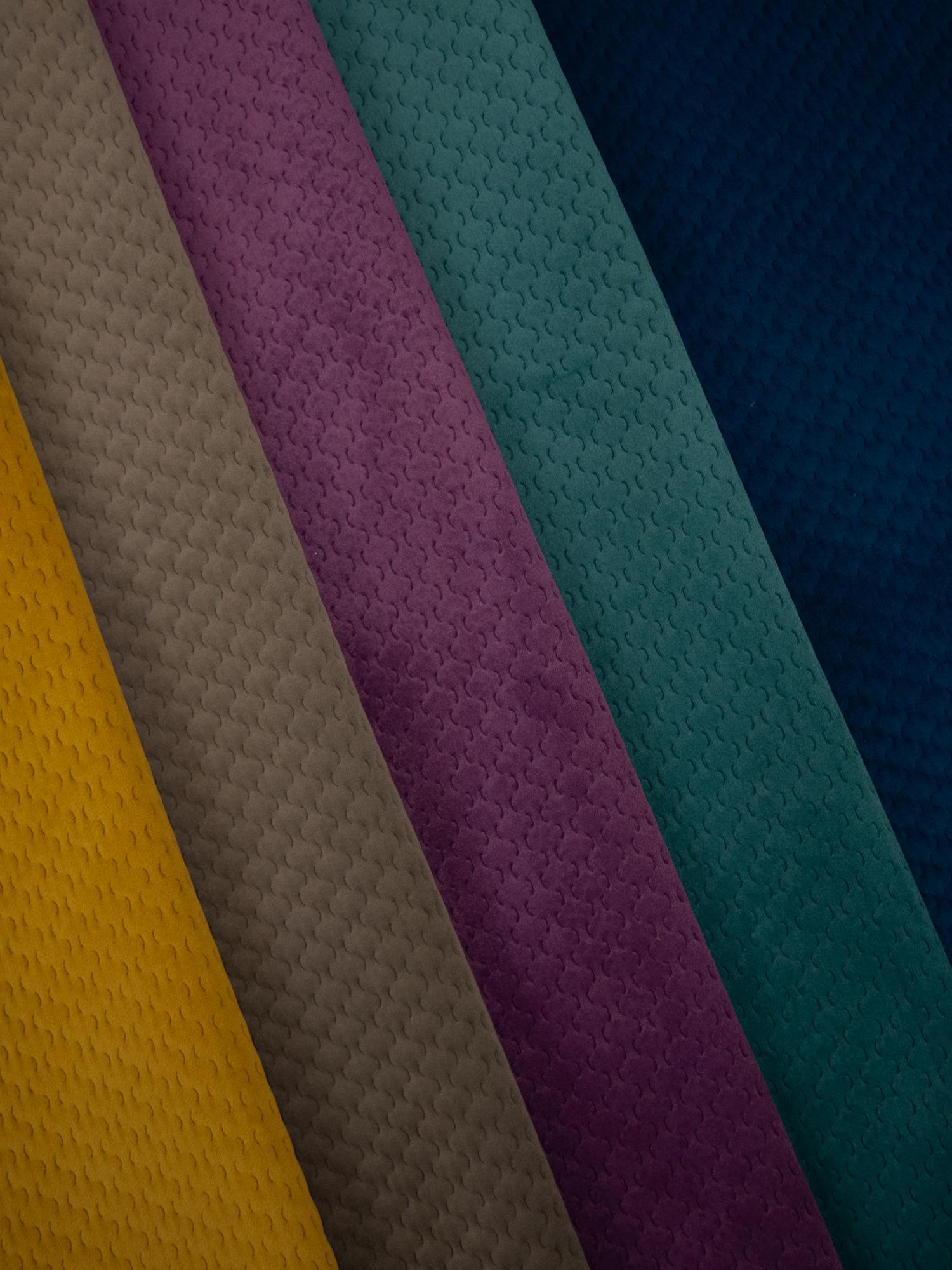 Dekosamt Parma Caracas aubergine