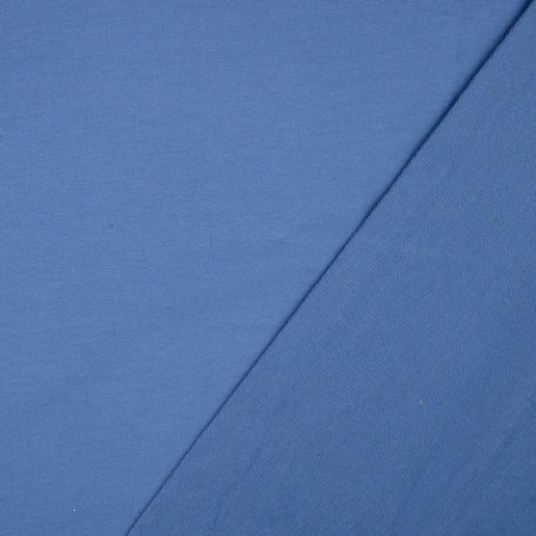 French Terry Uni Blau