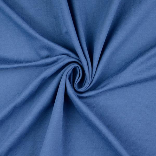 French Terry Uni Blau