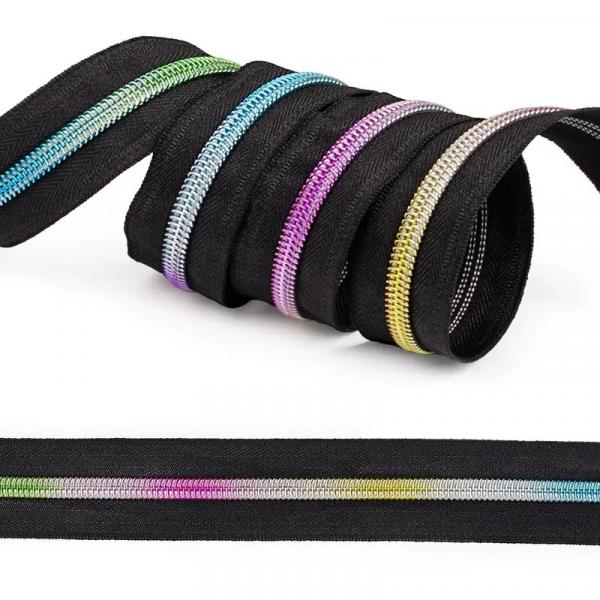 Endlos Reißverschluss Spirale 3mm rainbow
