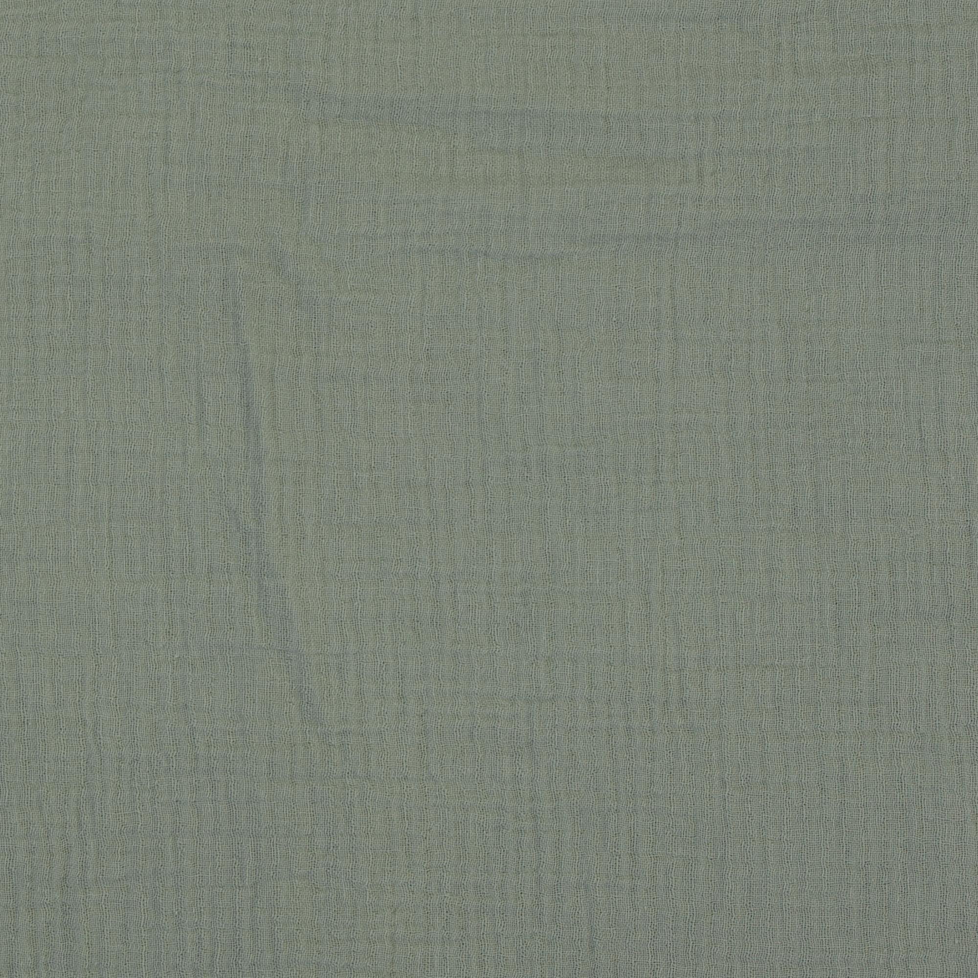 Double Gauze Musselin Zartgrün (Restschrumpfung 10%)