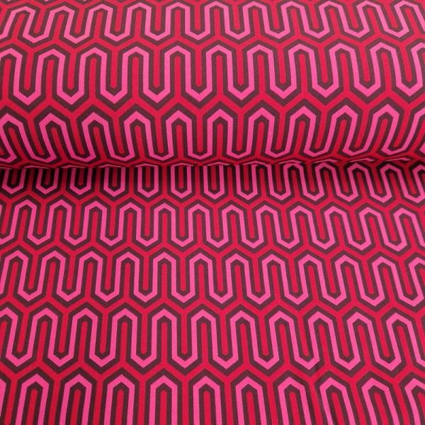 Softshell geometrisch rot
