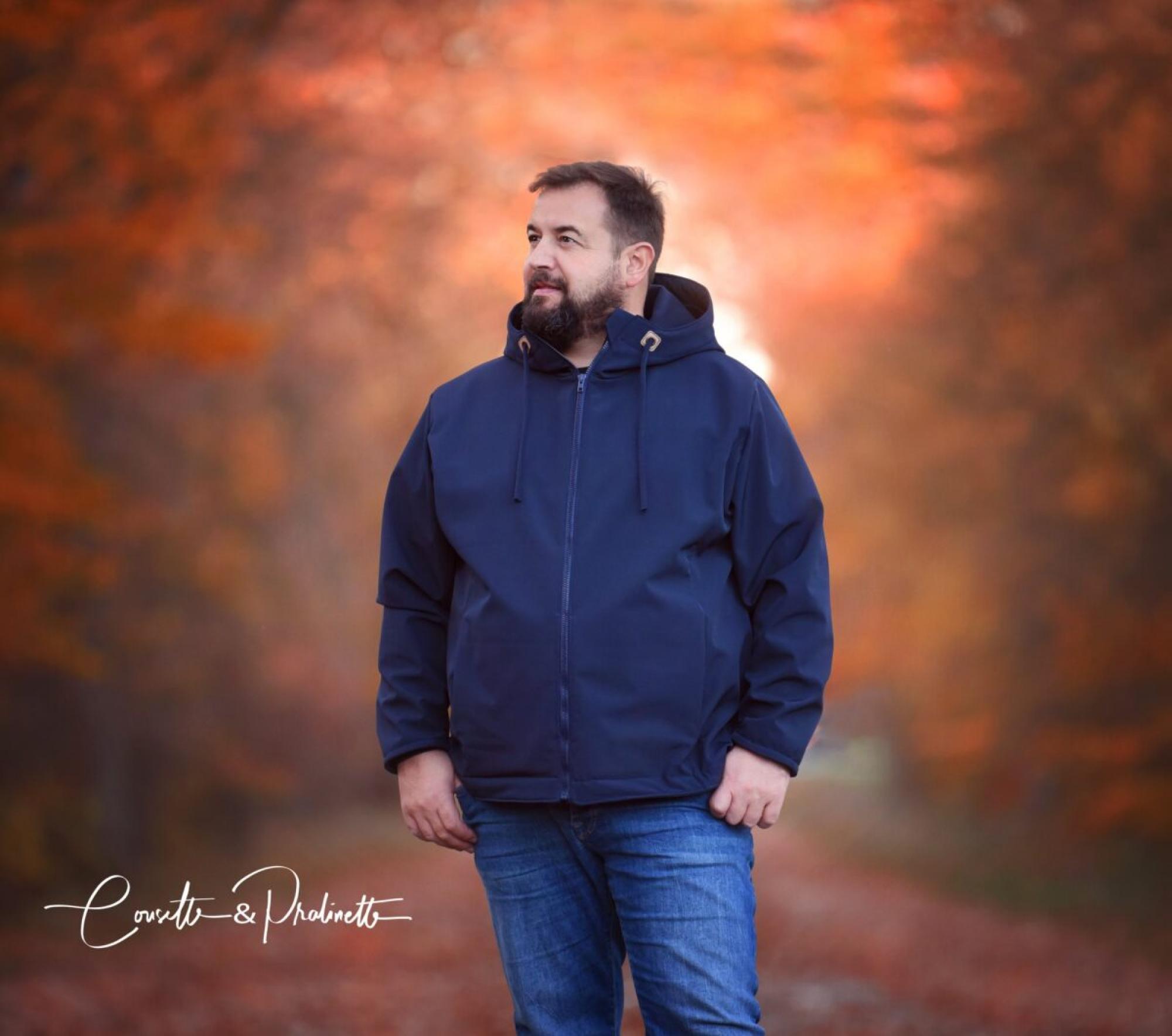 Papierschnittmuster Softshelljacke Herren