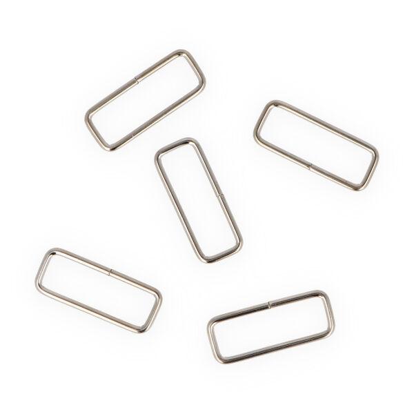 Quadrat-Ring 30mm silber