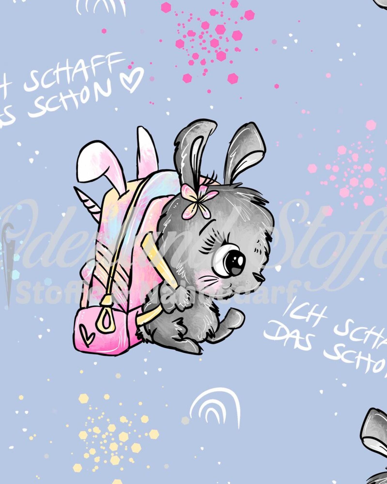 Stoffvorbestellung  Ich schaff das schon pink