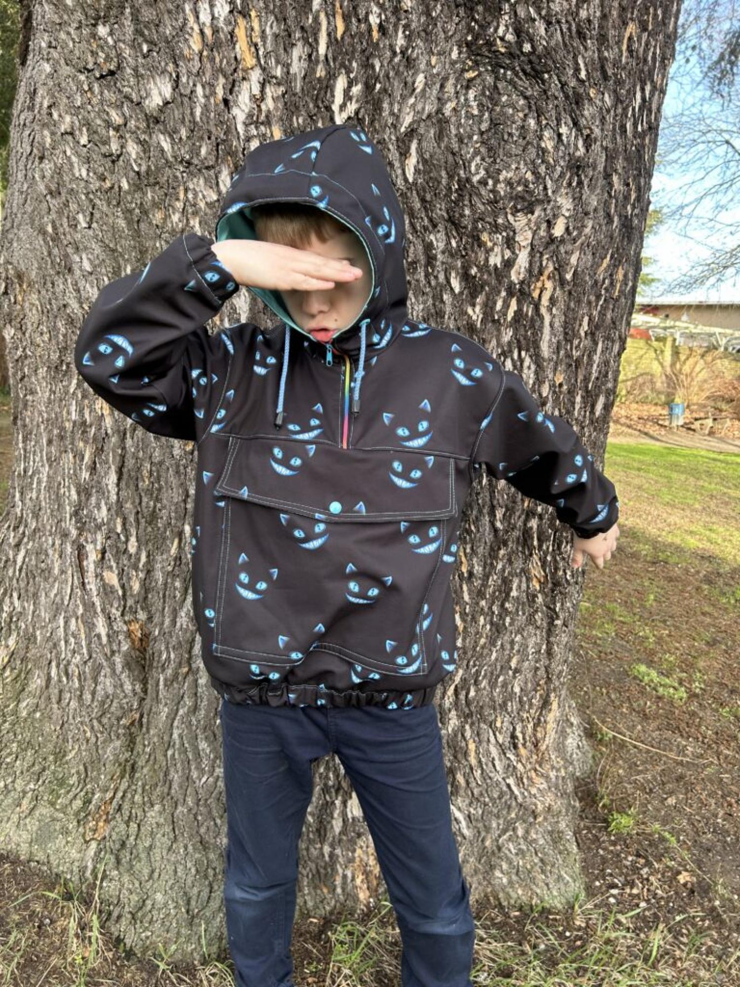 Papierschnittmuster Windbreaker Kinder