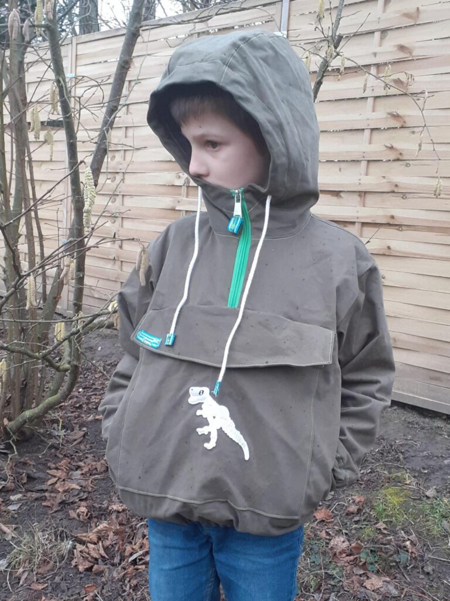 Papierschnittmuster Windbreaker Kinder