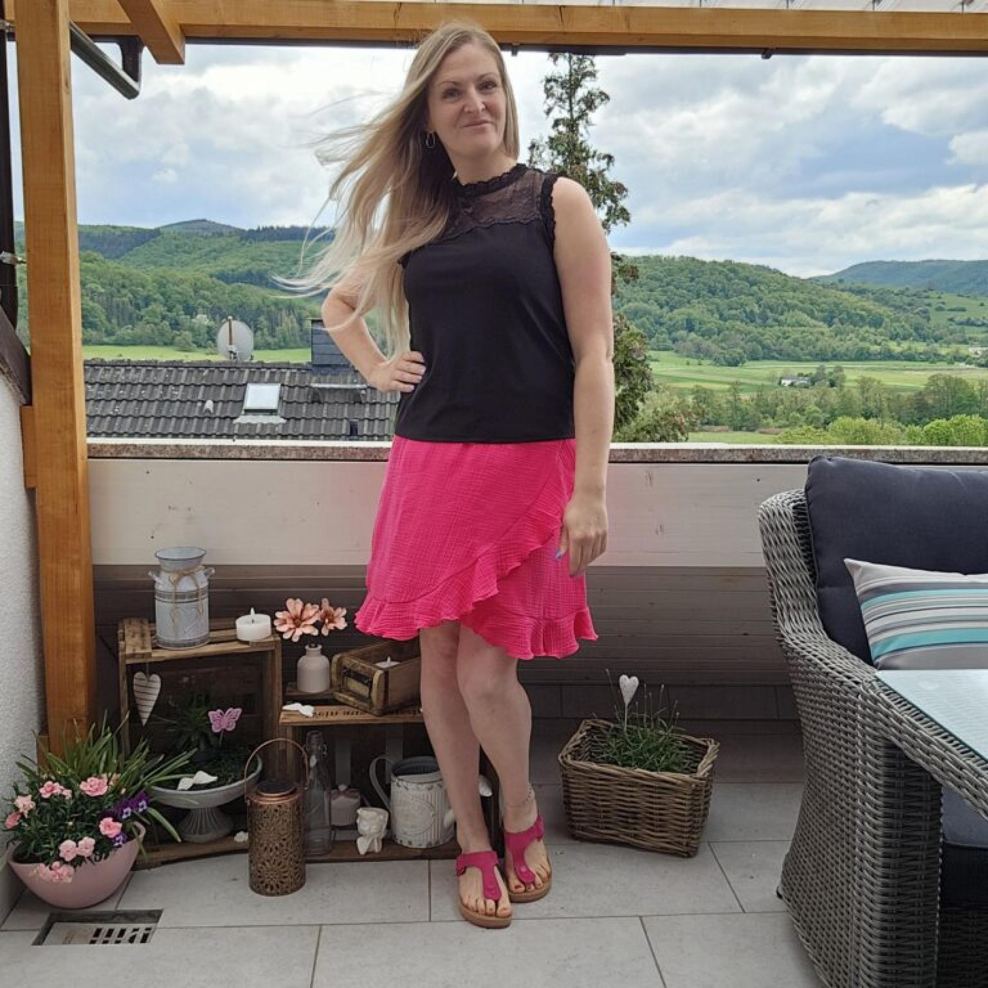 Papierschnittmuster Wickelrock Damen