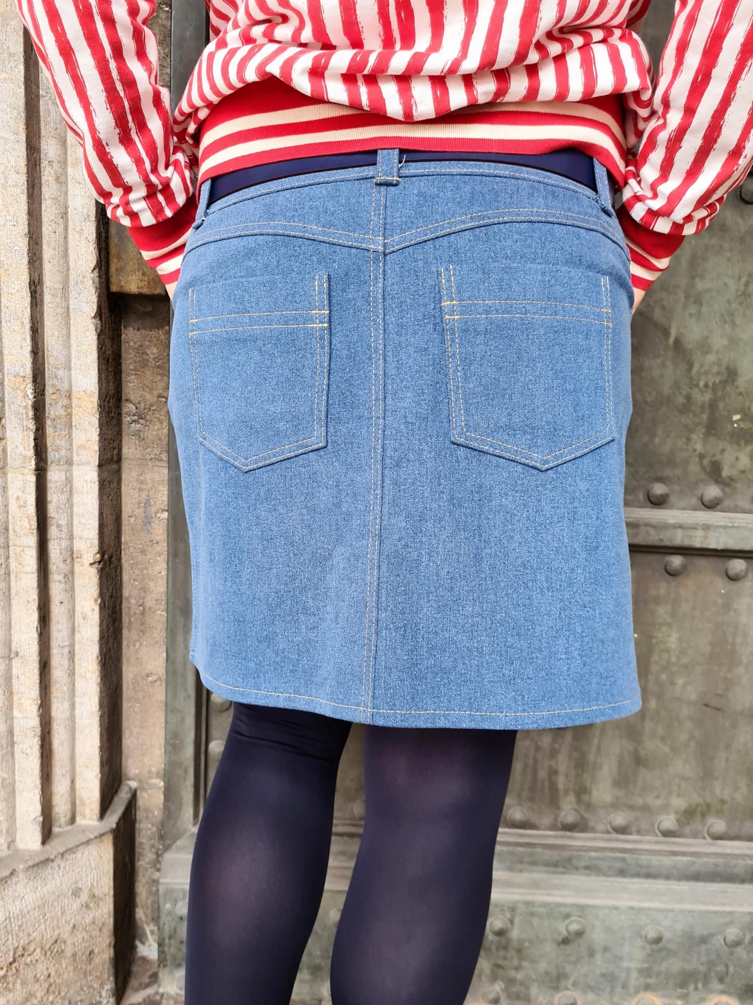 Papierschnittmuster Jeansrock Damen