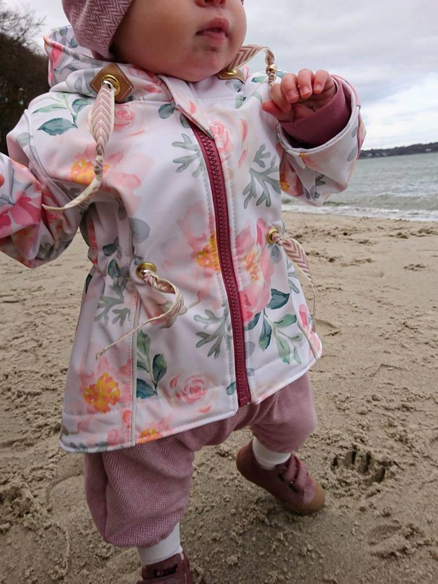 Papierschnittmuster Softshelljacke Kinder