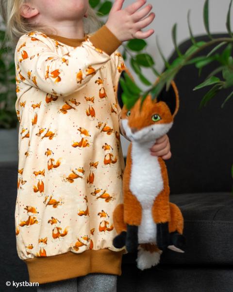 Jersey Lathi Füchse auf beige