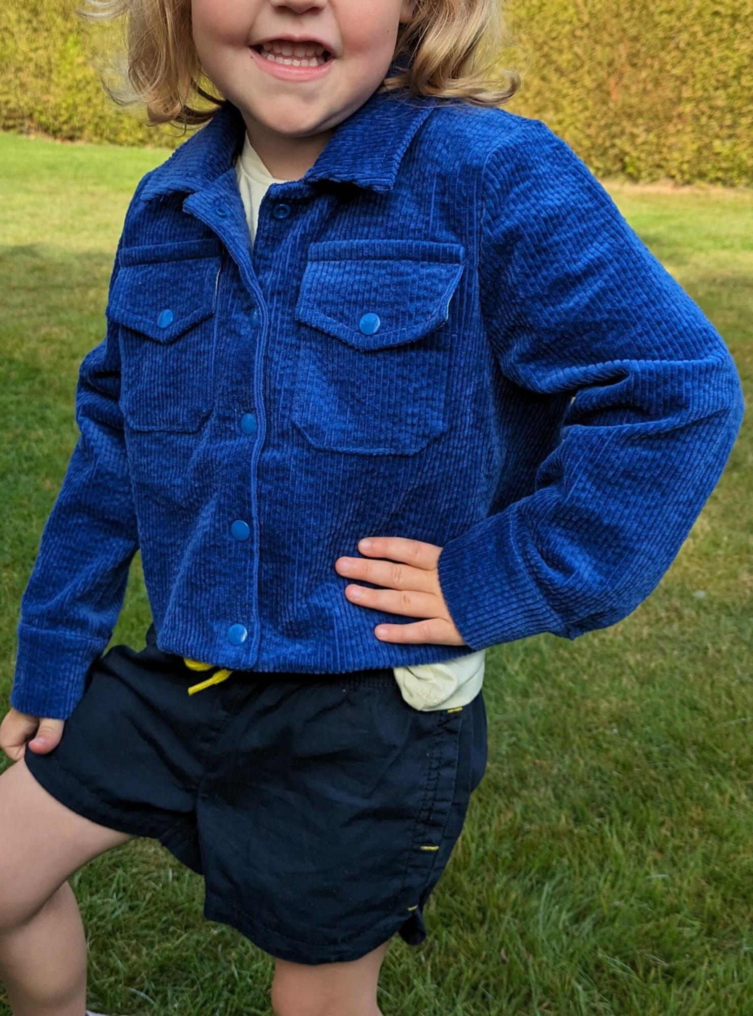 Papierschnittmuster Hemdjacke Flo Kinder