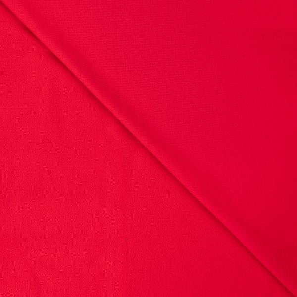 French Terry Uni Leuchtend Rot