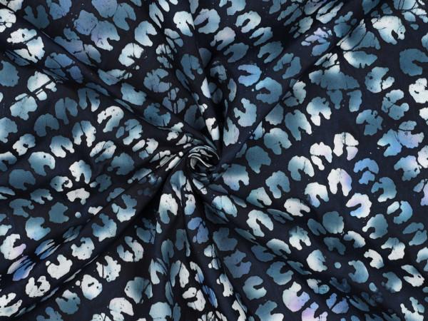 Batik Viskose blau