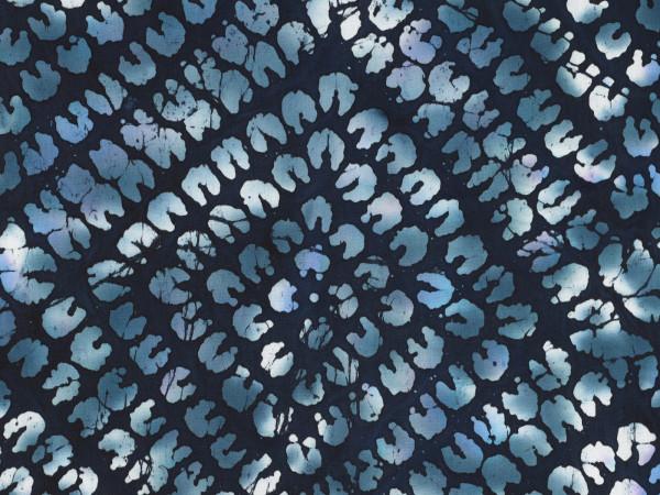 Batik Viskose blau