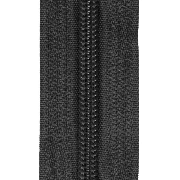 Endlos Reißverschluss Spirale 5mm schwarz 