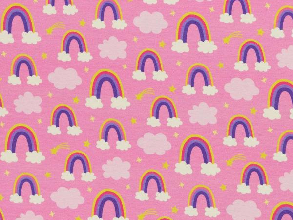 Jersey Prinzessin Phantasie - Regenbogen rosa