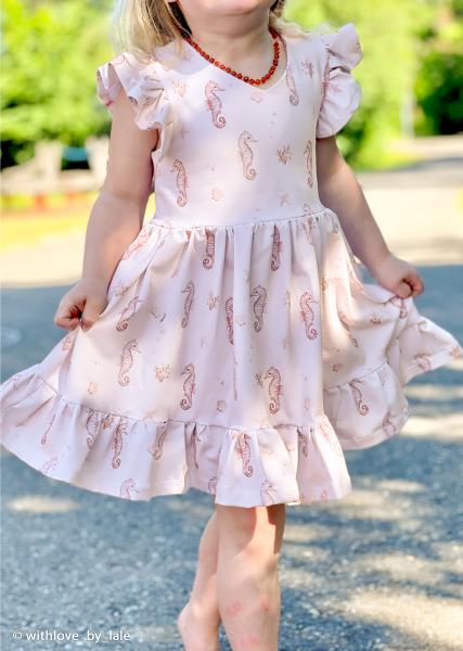 Jersey Küstenliebe Seepferdchen beige