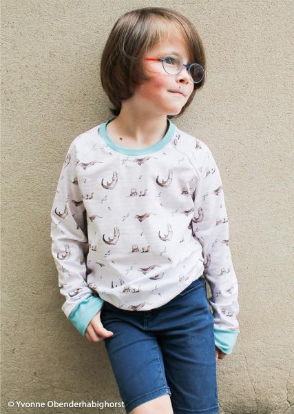 Jersey Küstenliebe Seepferdchen beige