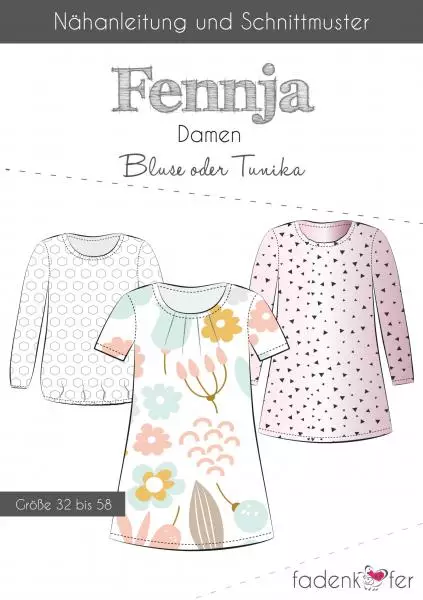 Papierschnittmuster Fennja Damen Papierschnittmuster Fennja Damen