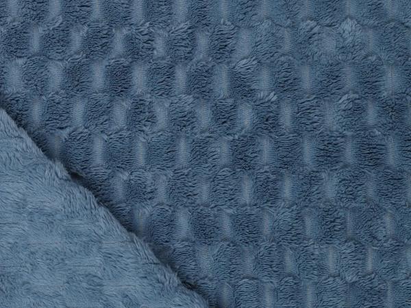 Fellimitat Honig Wabe indigoblau