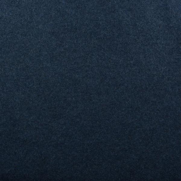 Walkloden Uni melange dunkelblau