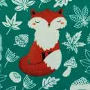 Jersey Panel, My little Foxy by Christiane Zielinski - Fuchs sitzend, bunt
