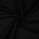 Baumwolljersey Uni - Jersey Schwarz