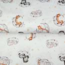 Double Gauze Musselin Zebra,Giraffe & Elefant 2