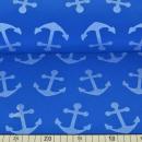 Softshell Anker reflektierend blau