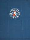 Panel Fuchs sitzend -  Blau