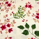 Dekostoff Blumen Natur